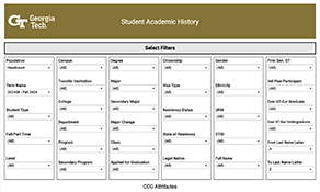 Student Academic History