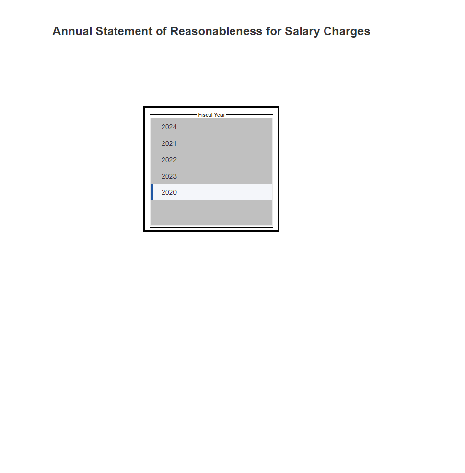 ASR For Salary Charges