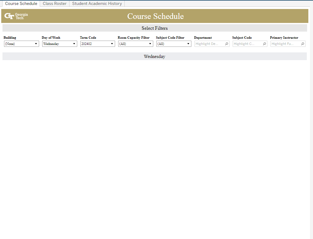 Course Schedule