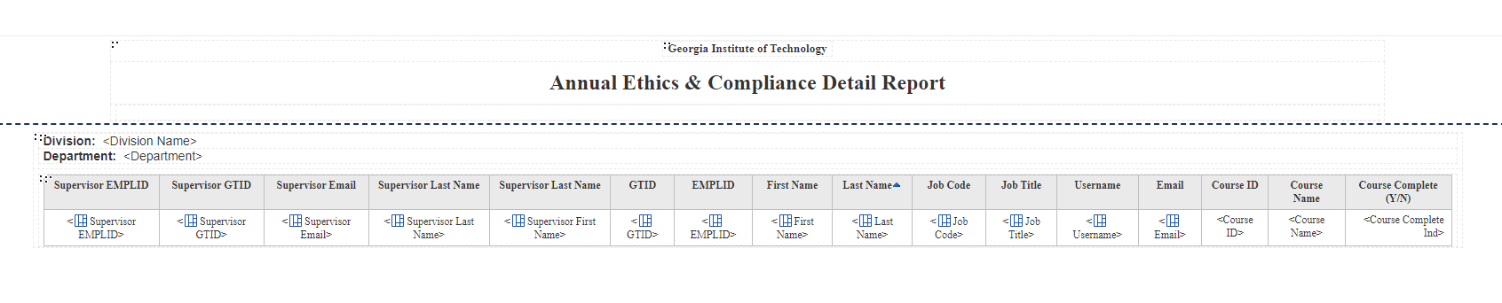 Ethics and Compliance Detail