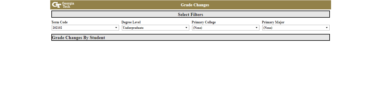 Grade Changes