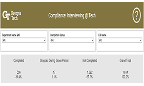 Interviewing @ Tech Compliance