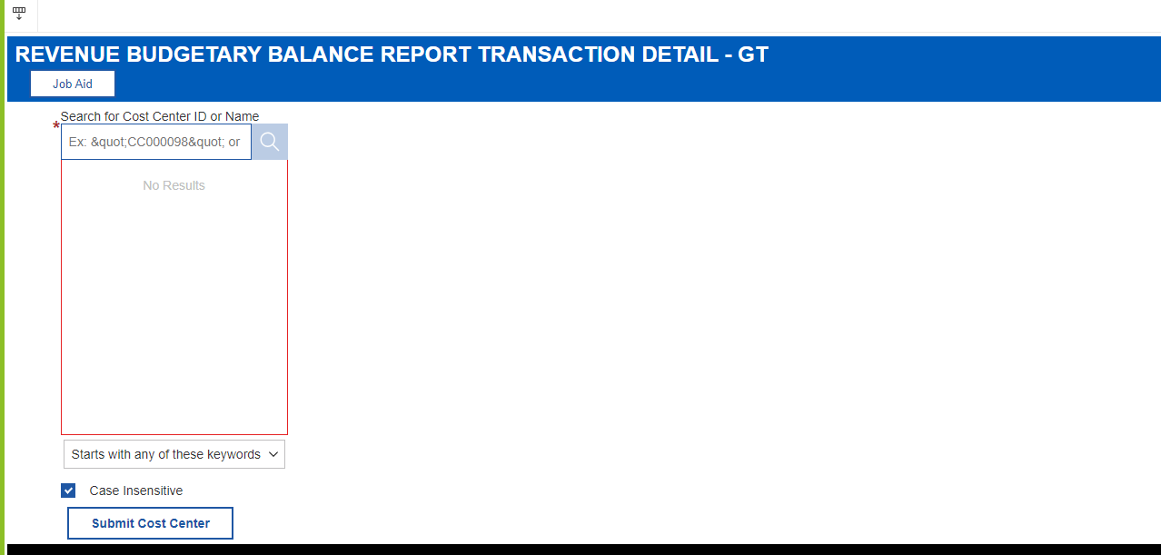 Revenue Budgetary Balance (RBBR)