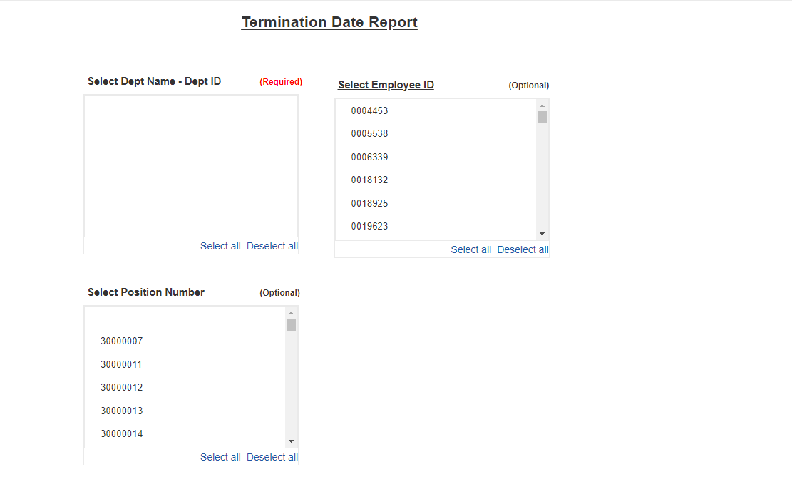 Termination Date